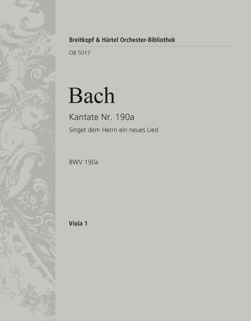 Kantate 190a Singet dem Herrn