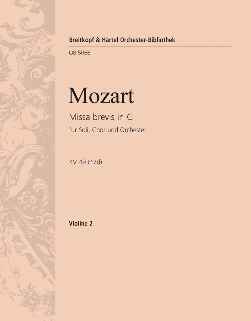 Missa brevis in G KV 49 (47d)