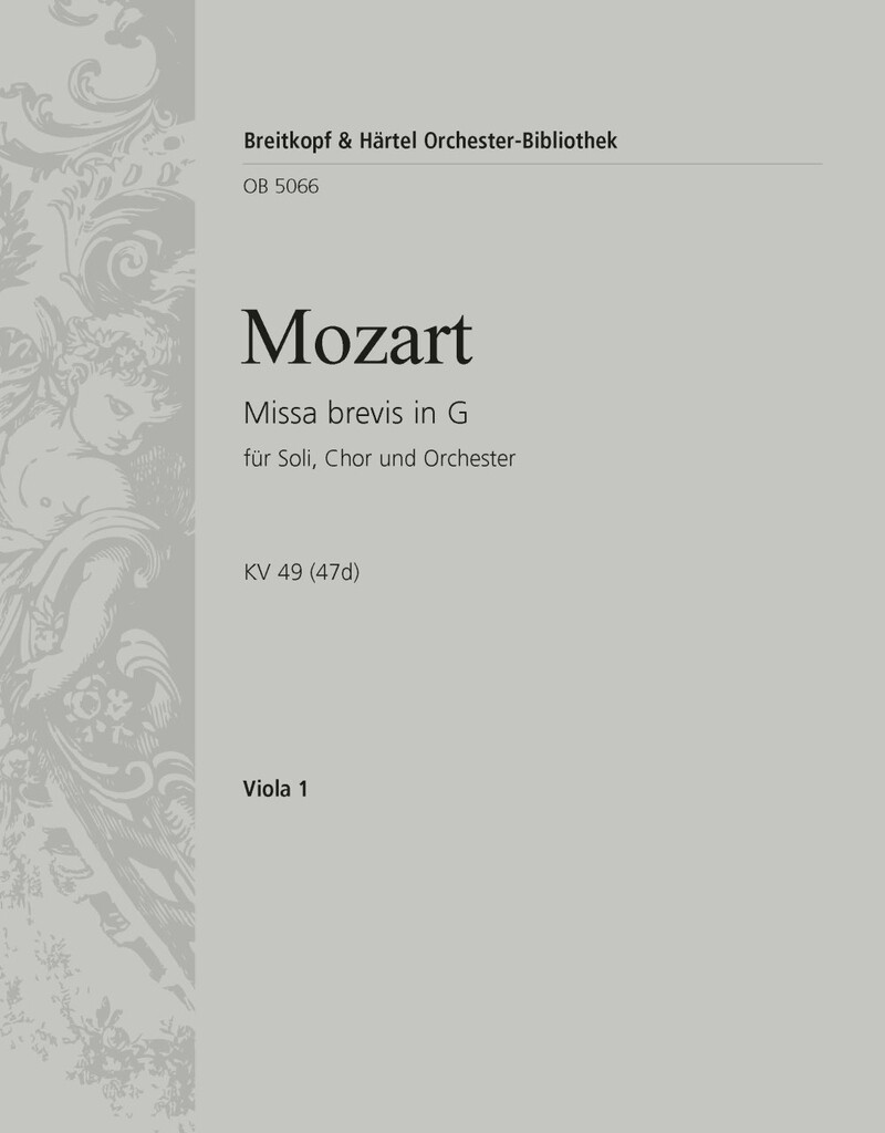 Missa brevis in G KV 49 (47d)