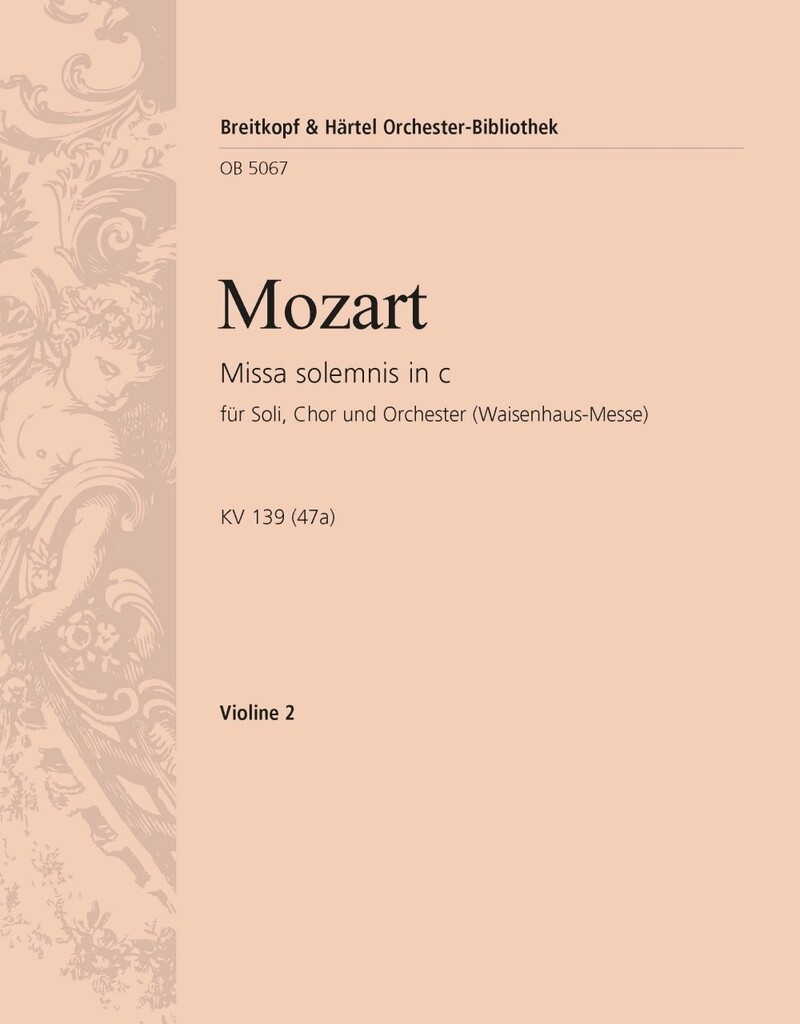 Missa Solemnis c/C KV 139(47a)