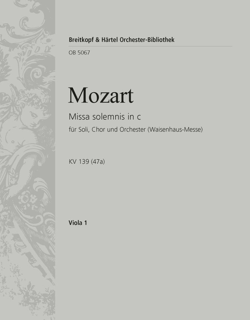 Missa solemnis c/C KV 139(47a)