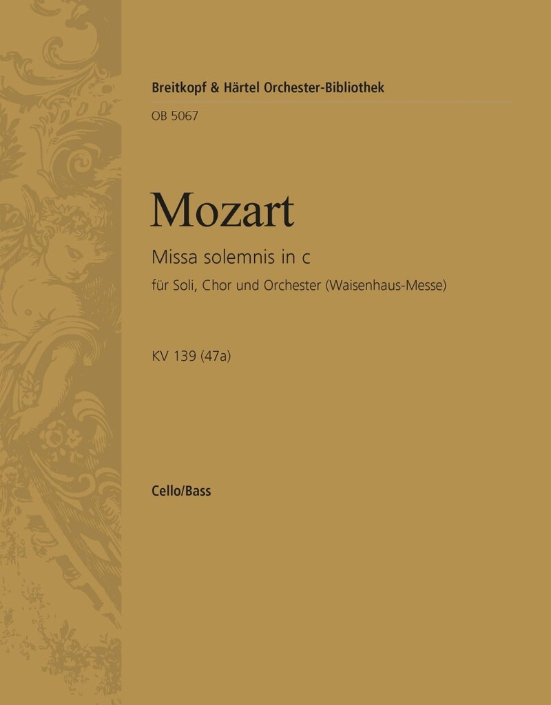 Missa solemnis c/C KV 139(47a)