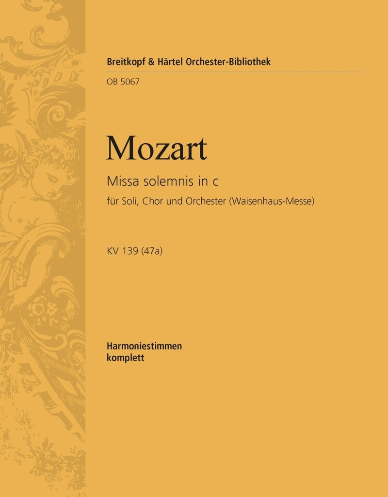 Missa solemnis C/C KV 139(47a)