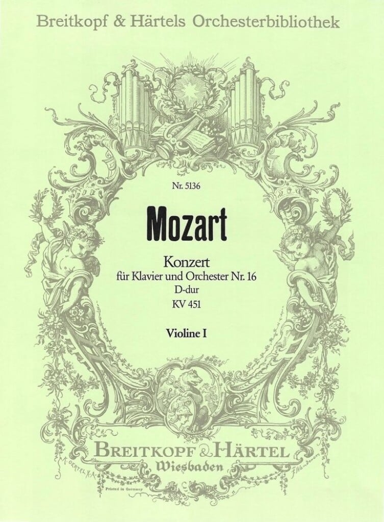 Klavierkonzert 16 D-dur KV 451