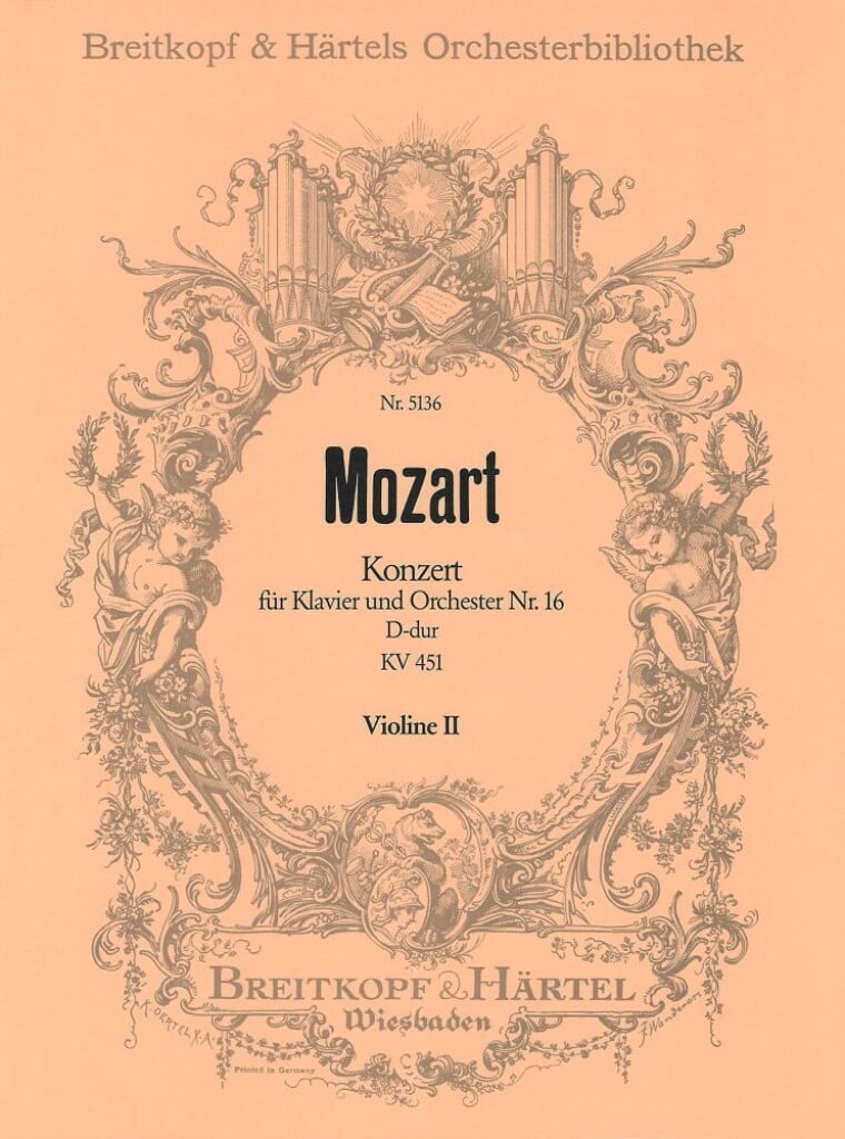 Klavierkonzert 16 D-dur KV 451