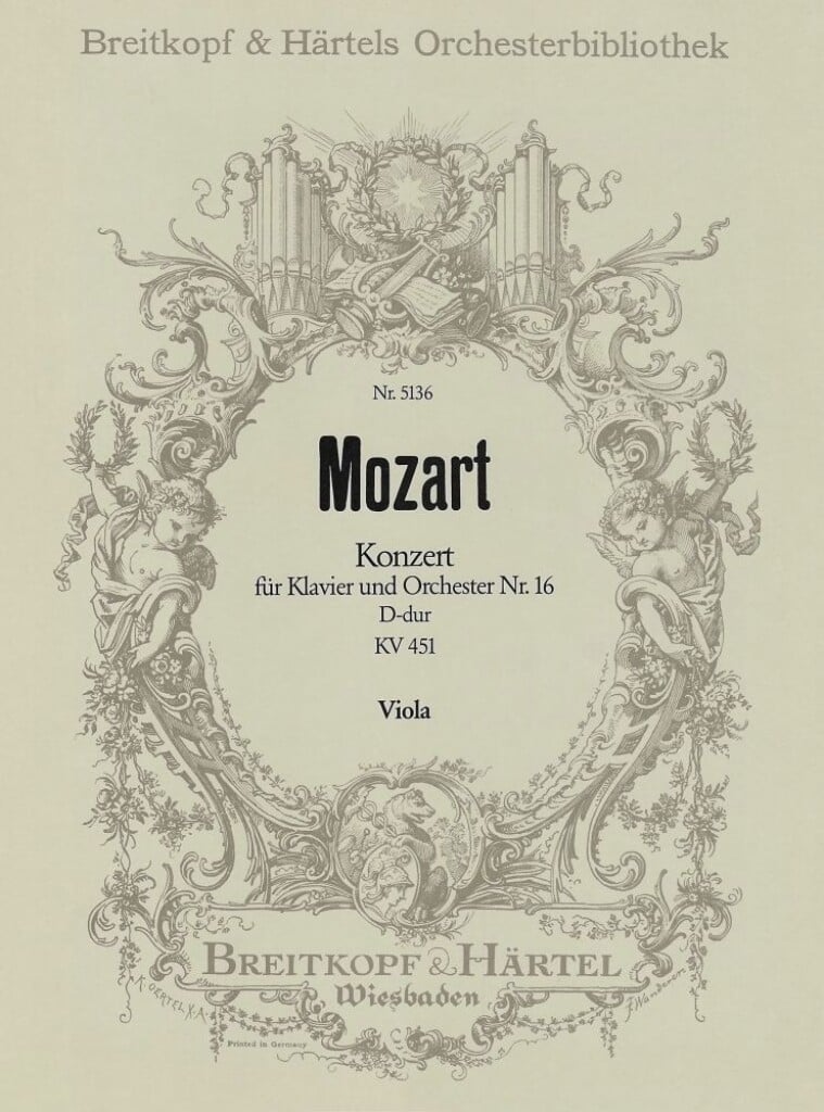 Klavierkonzert 16 D-dur KV 451