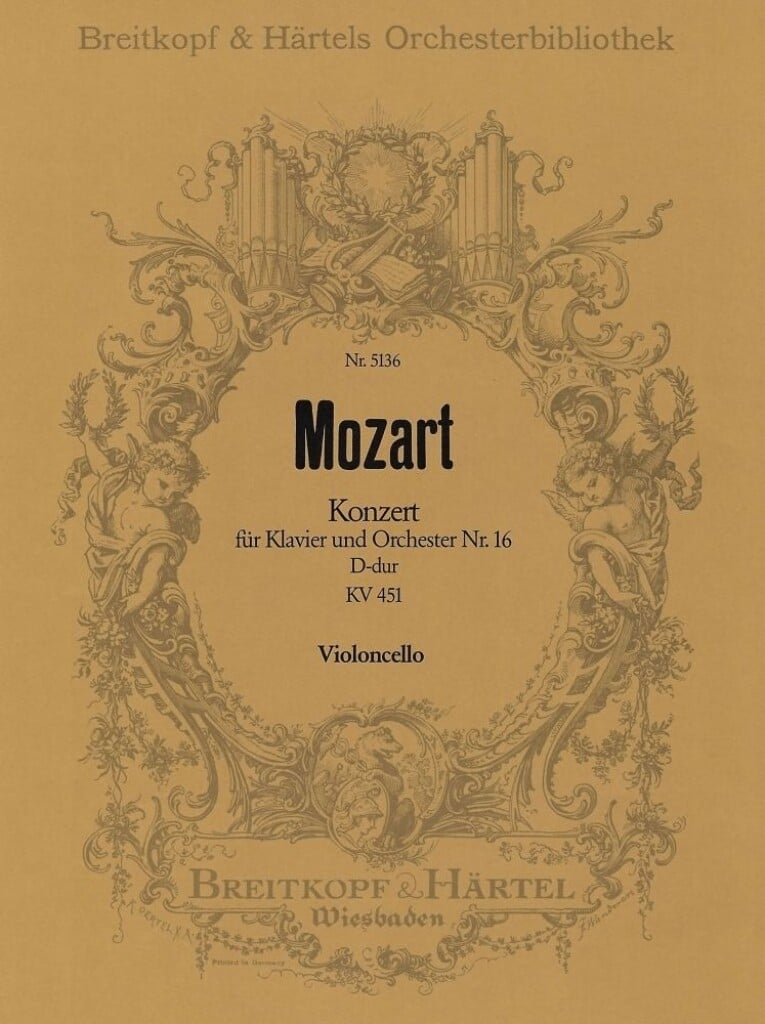 Klavierkonzert 16 D-dur KV 451