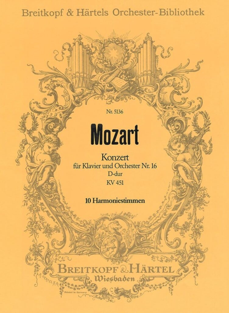 Klavierkonzert 16 D-dur KV 451