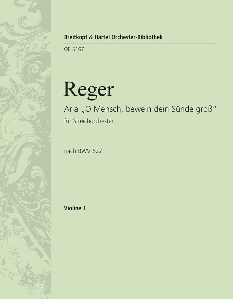 Aria nach O Mensch bewein