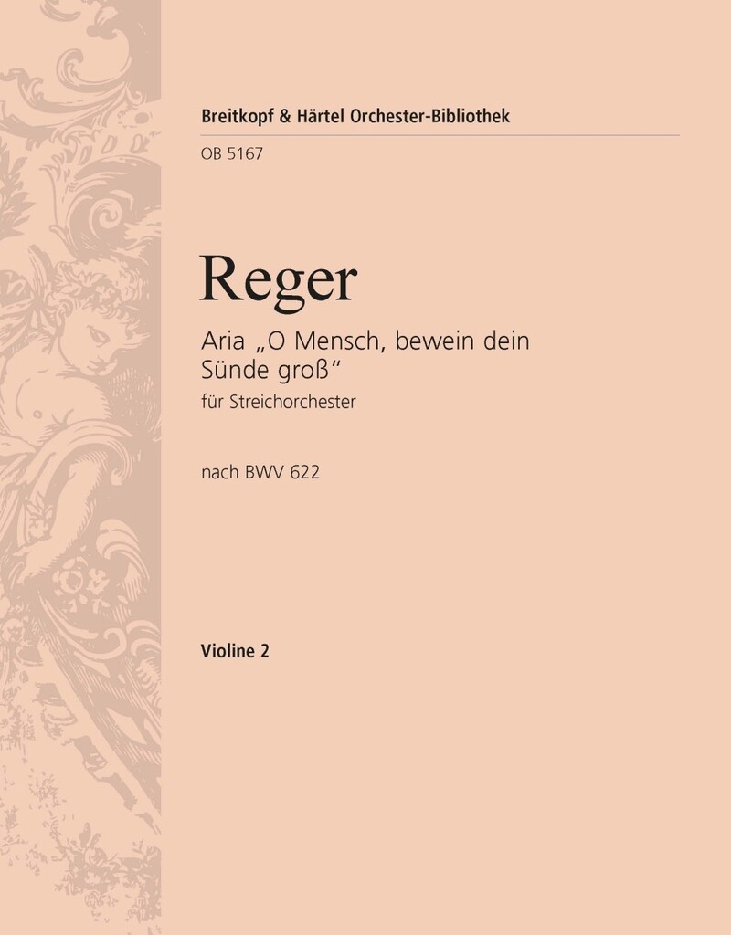 Aria nach O Mensch bewein
