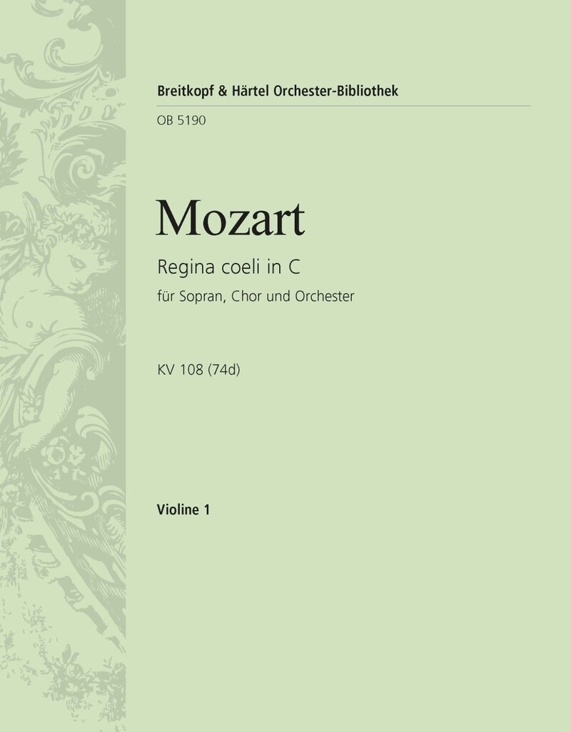 Regina coeli in C KV 108 (74d)