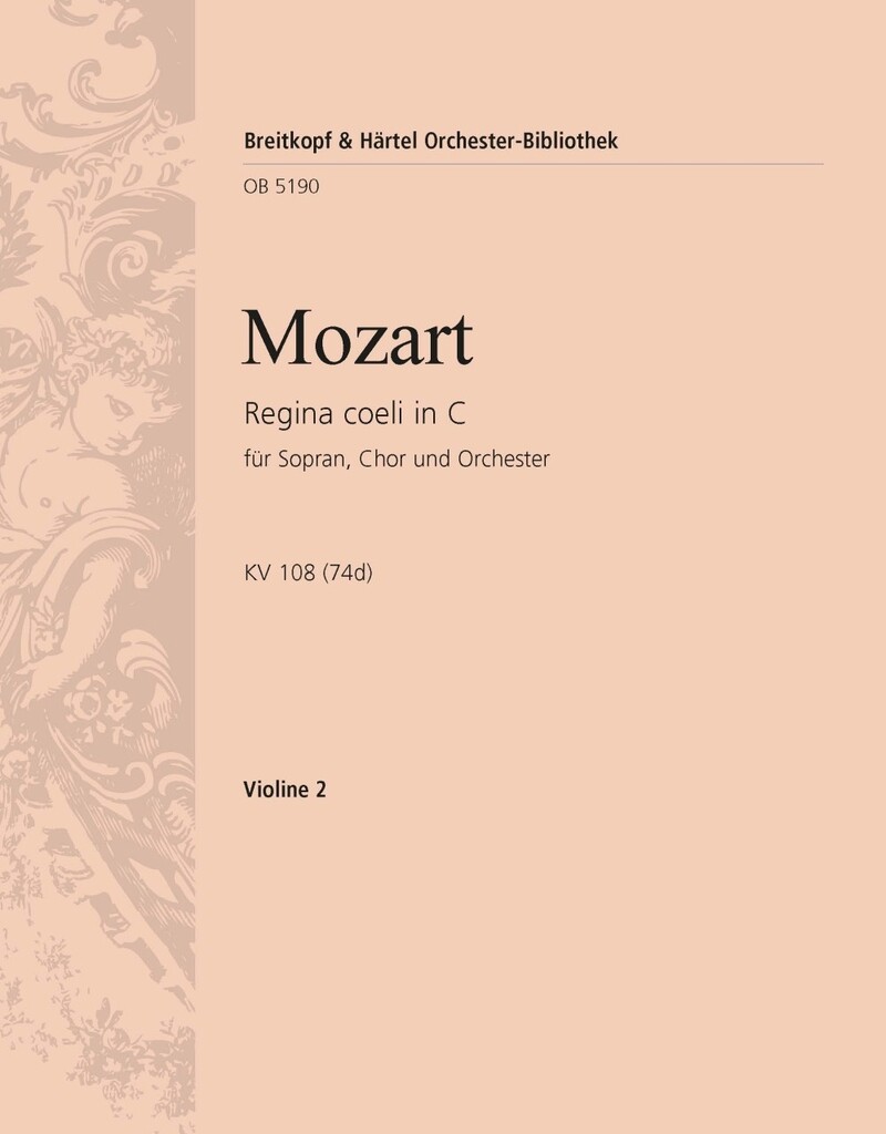 Regina coeli in C KV 108 (74d)