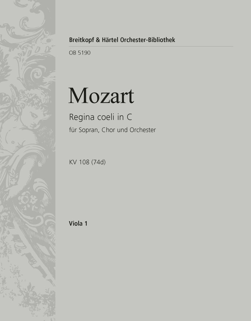 Regina coeli in C KV 108 (74d)