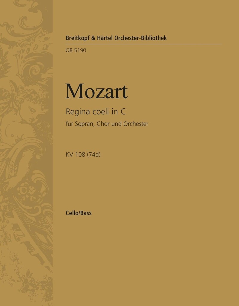 Regina coeli in C KV 108 (74d)