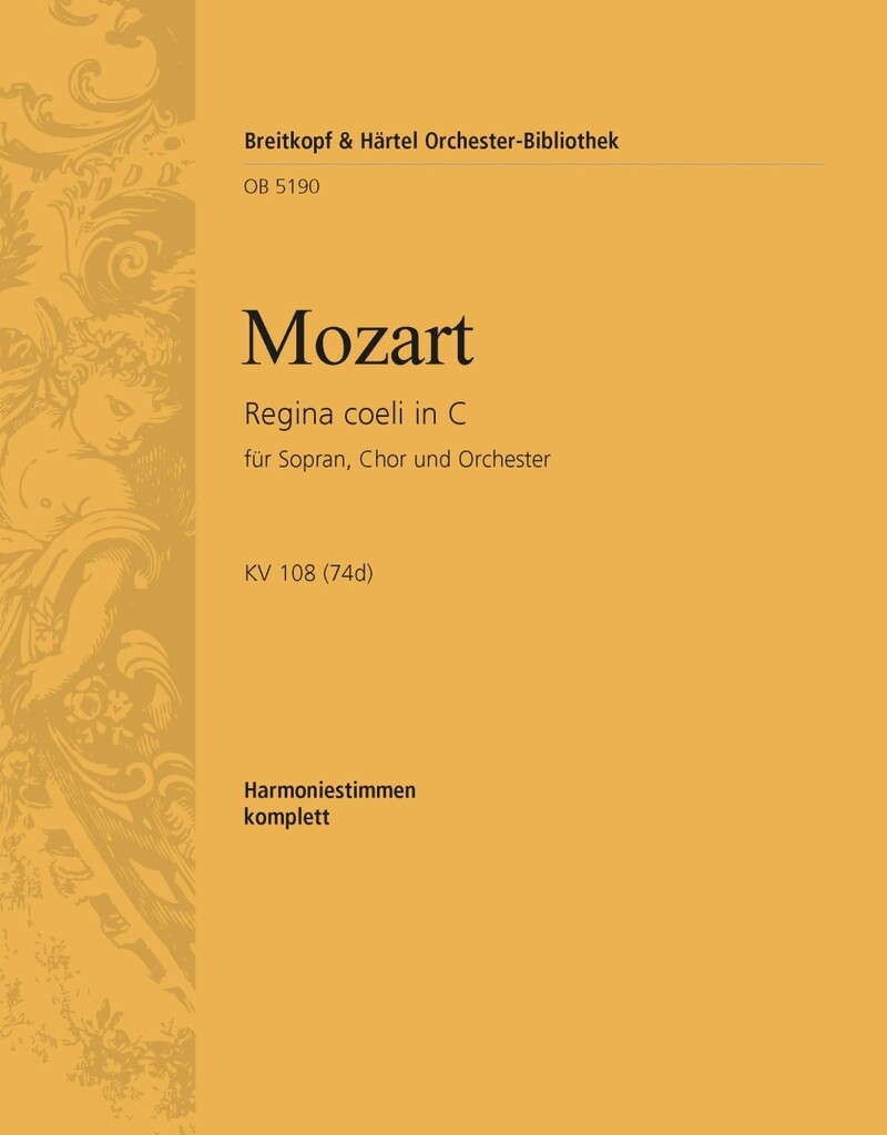 Regina coeli in C KV 108 (74d)