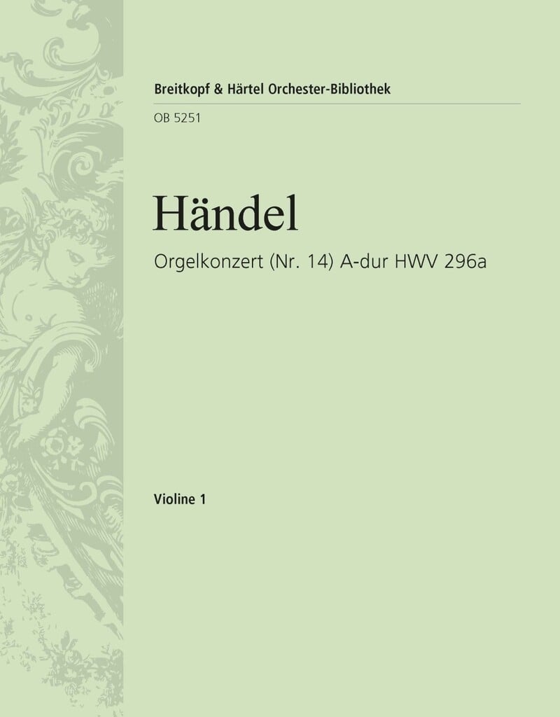 Orgelkonz. A-dur(Nr.14) HWV296