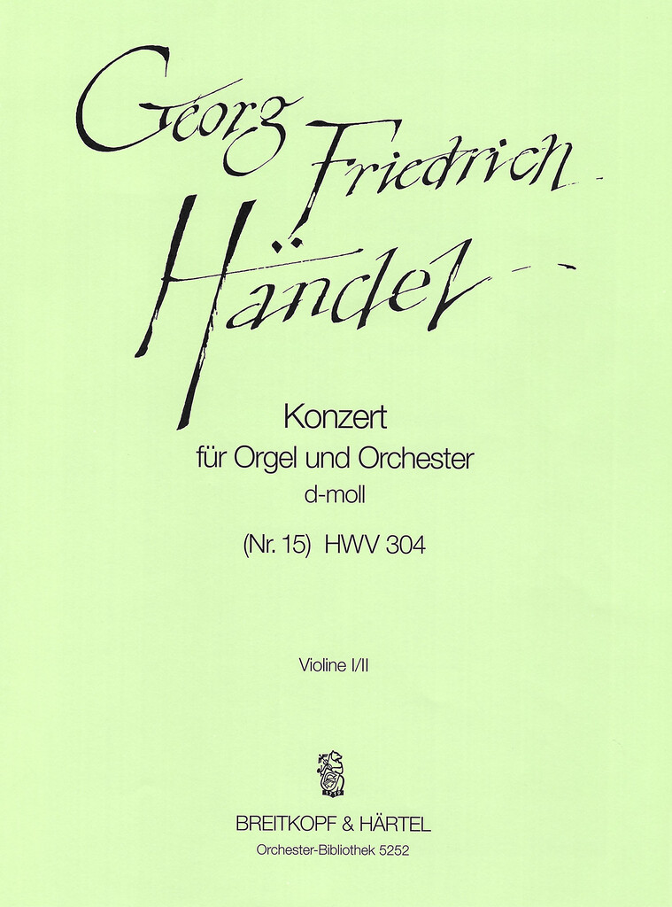 Orgelkonz.d-moll (Nr.15)HWV304