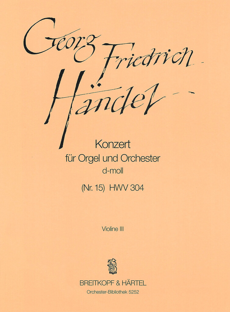 Orgelkonz.d-moll (Nr.15)HWV304