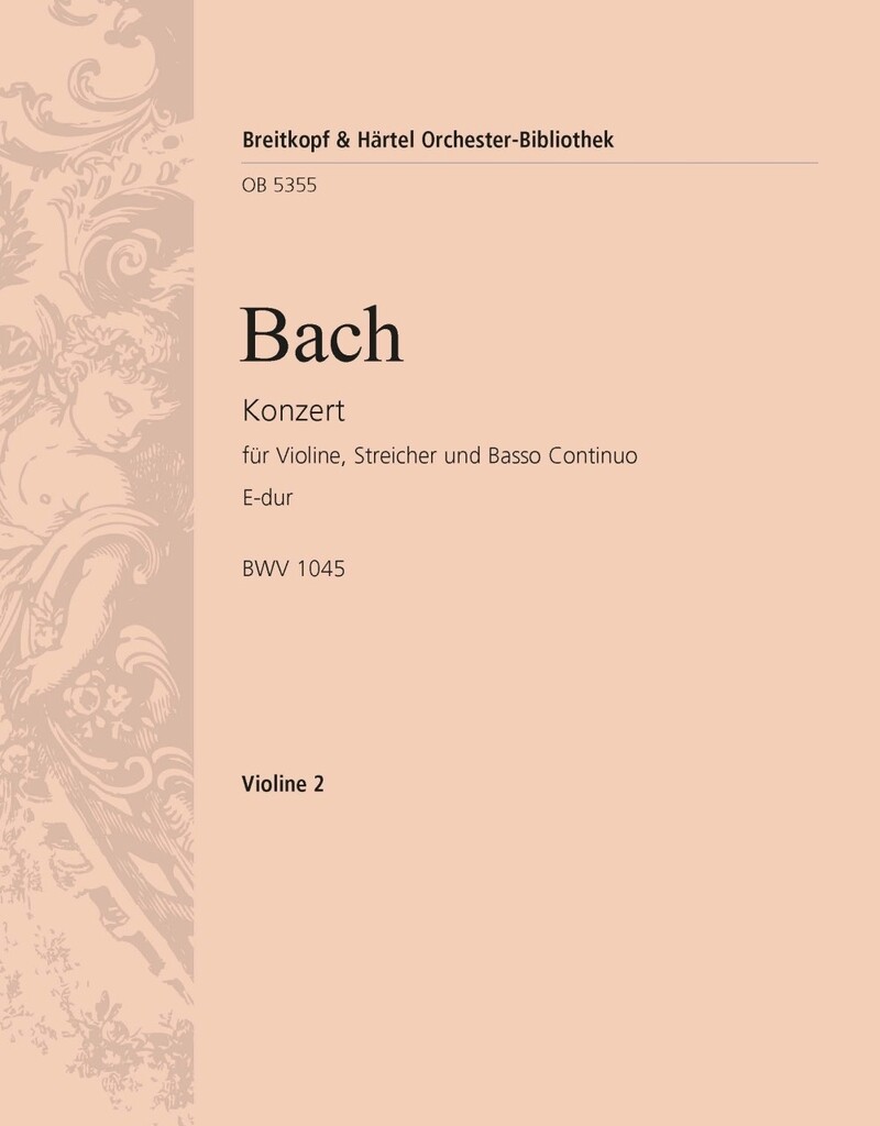 Violinkonzert E-dur BWV 1042