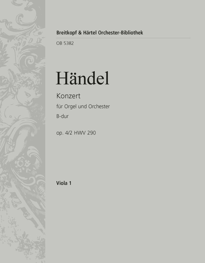 Orgelkonz.B-dur op.4/2 HWV 290