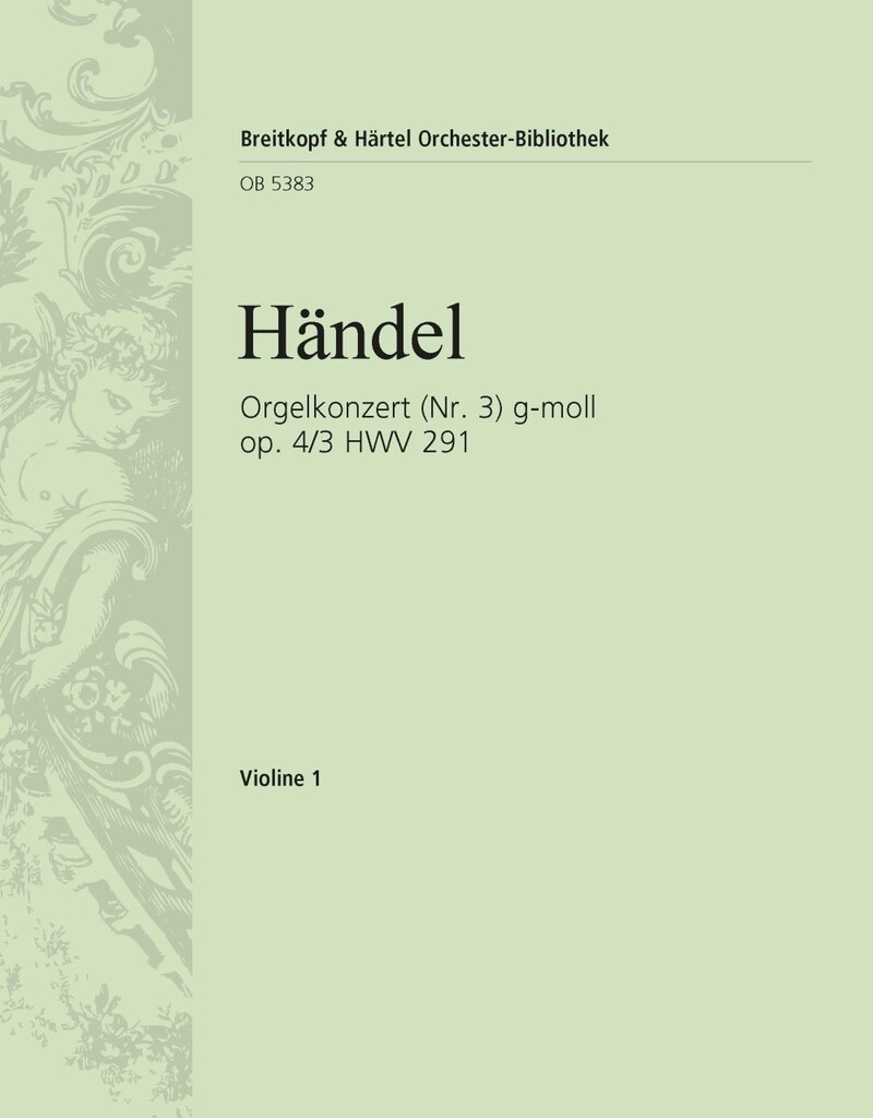 Orgelkonzert op. 4/3 HWV 291