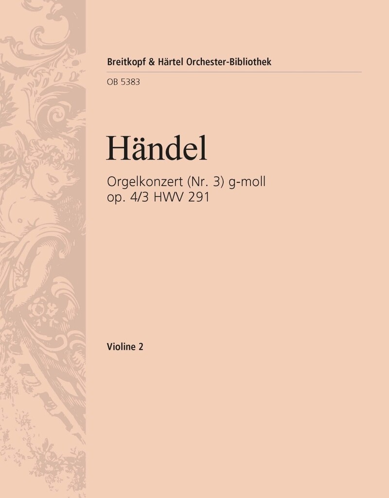 Orgelkonzert op. 4/3 HWV 291