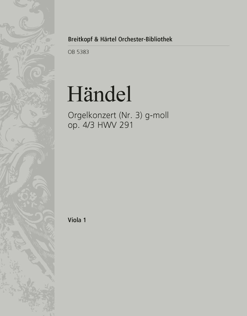 Orgelkonzert op. 4/3 HWV 291