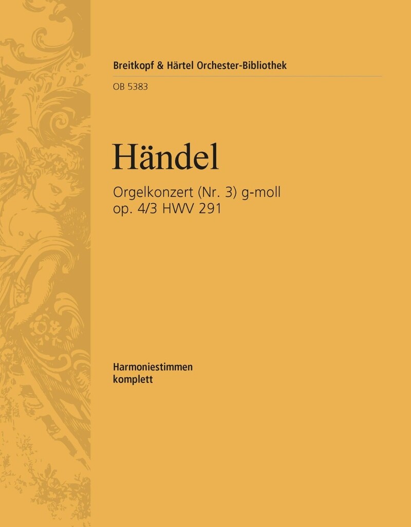 Orgelkonzert op. 4/3 HWV 291