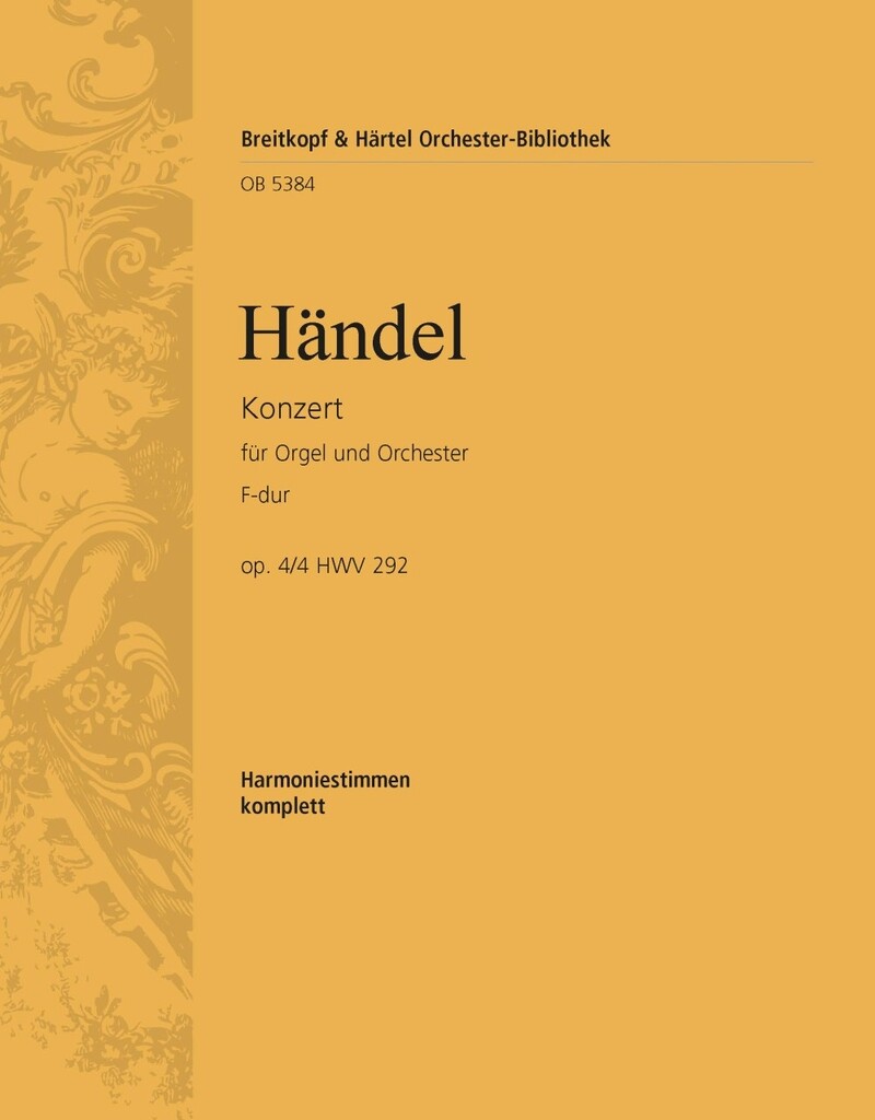 Orgelkonzert F op. 4/4 HWV 292