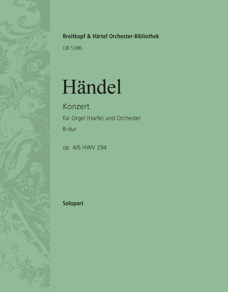 Orgelkonz. B-dur op.4/6 HWV294