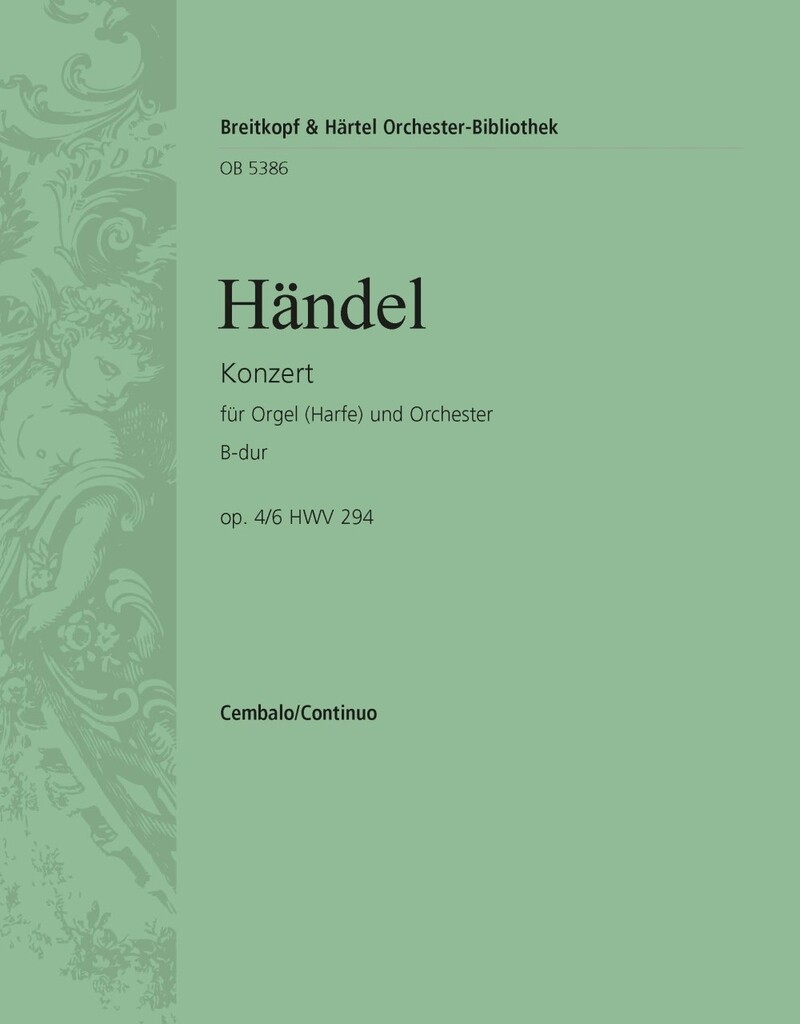 Orgelkonz. B-dur op.4/6 HWV294