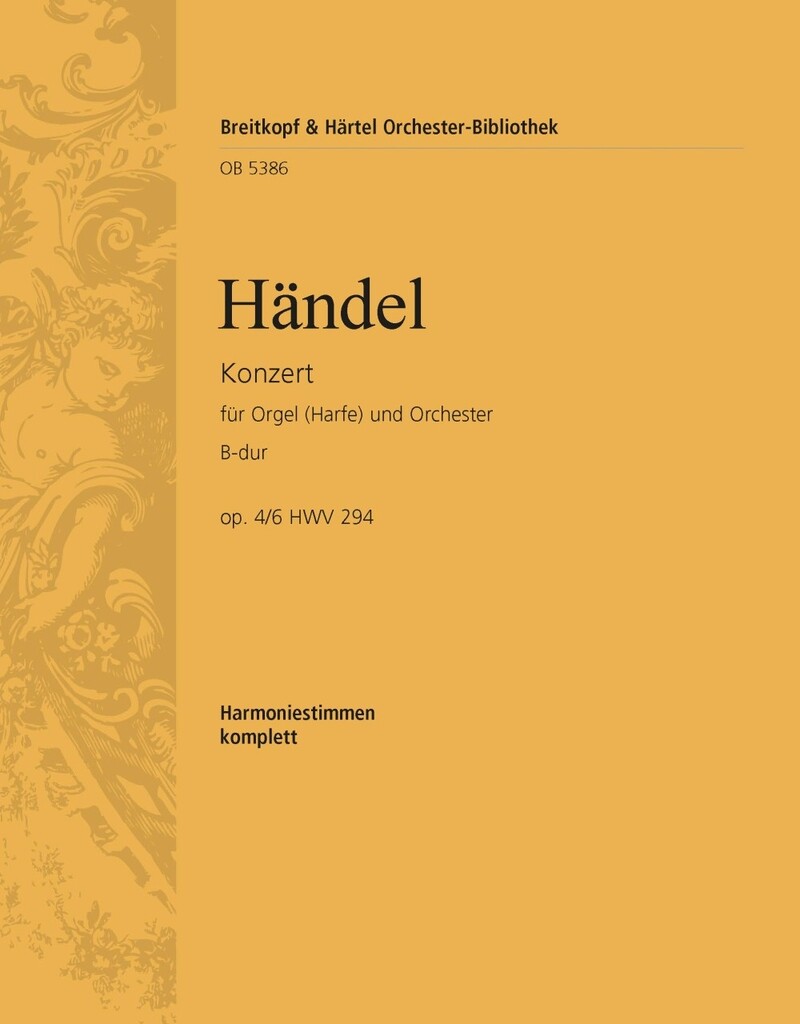 Orgelkonz. B-dur op.4/6 HWV294