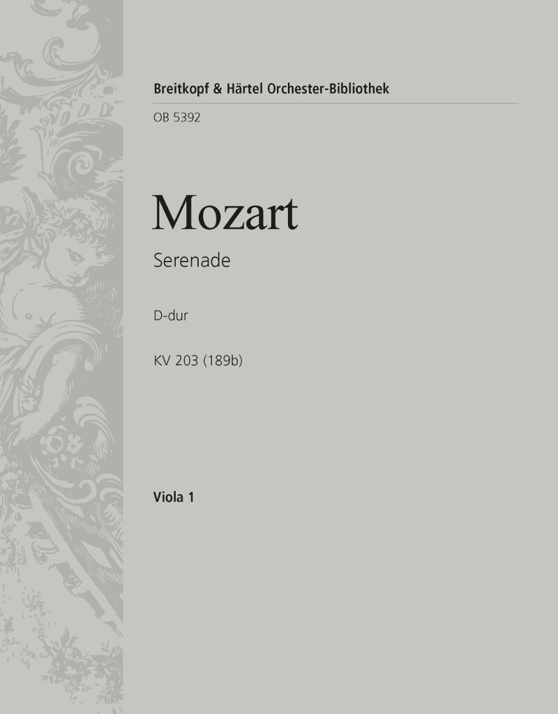 Serenade D-dur KV 203(189b)
