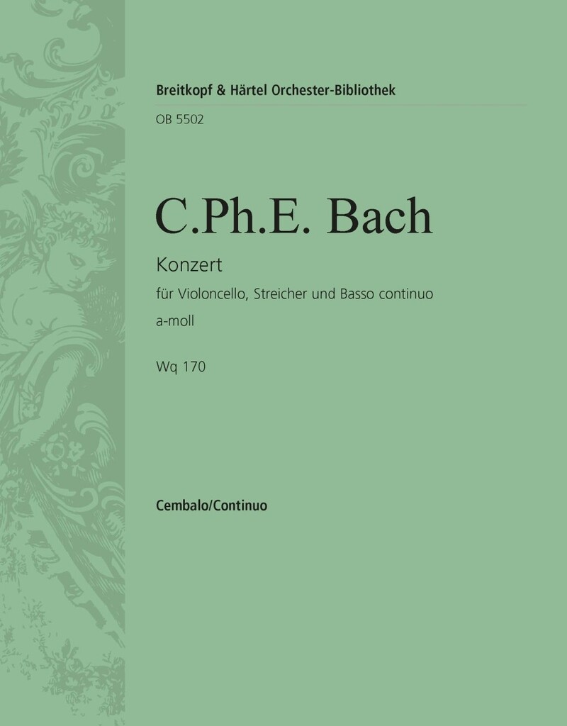 Cellokonzert a-moll Wq 170