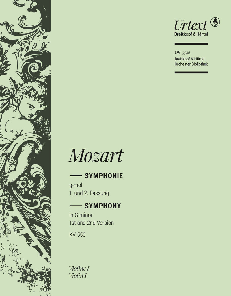 Symphonie g-moll KV 550, 1. und 2. Fassung