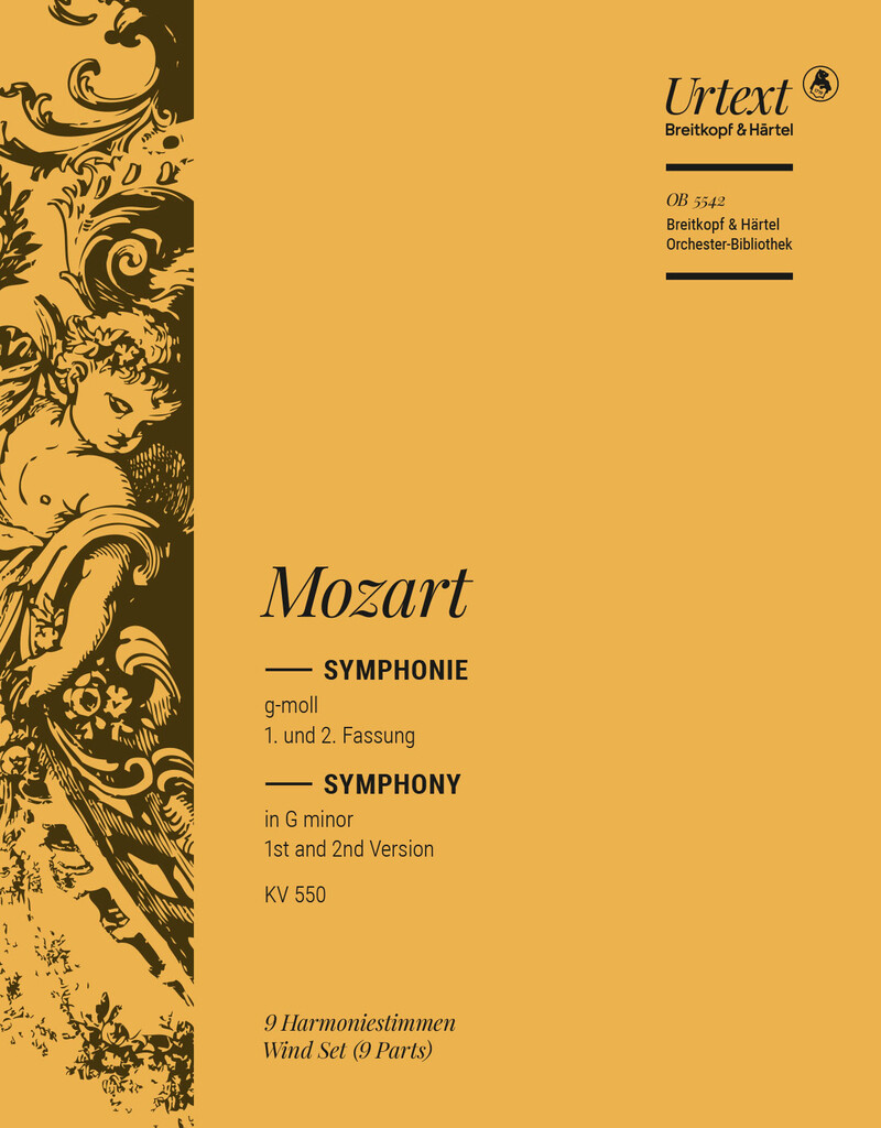 Symphonie g-moll KV 550, 1. und 2. Fassung