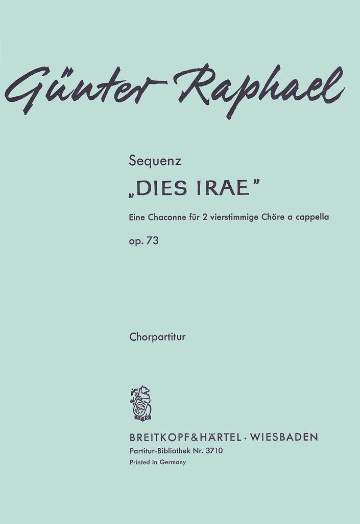 Sequenz "Dies Irae" op. 73