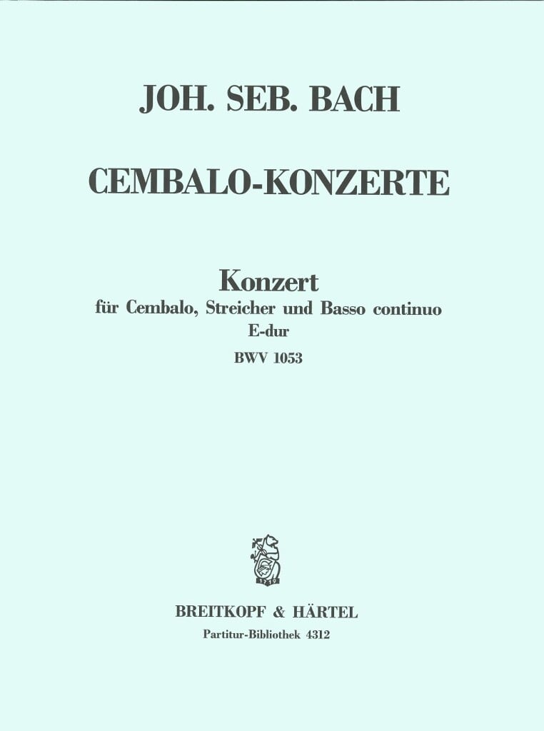 Cembalokonzert E-dur BWV 1053