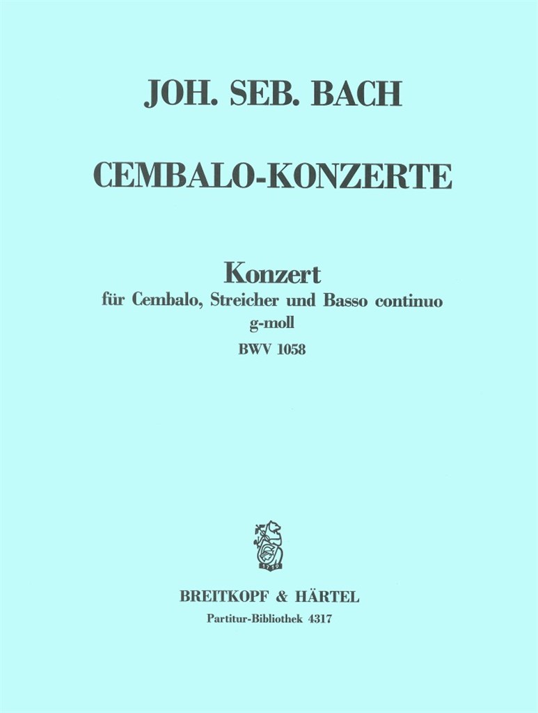 Cembalokonzert g-moll BWV 1058