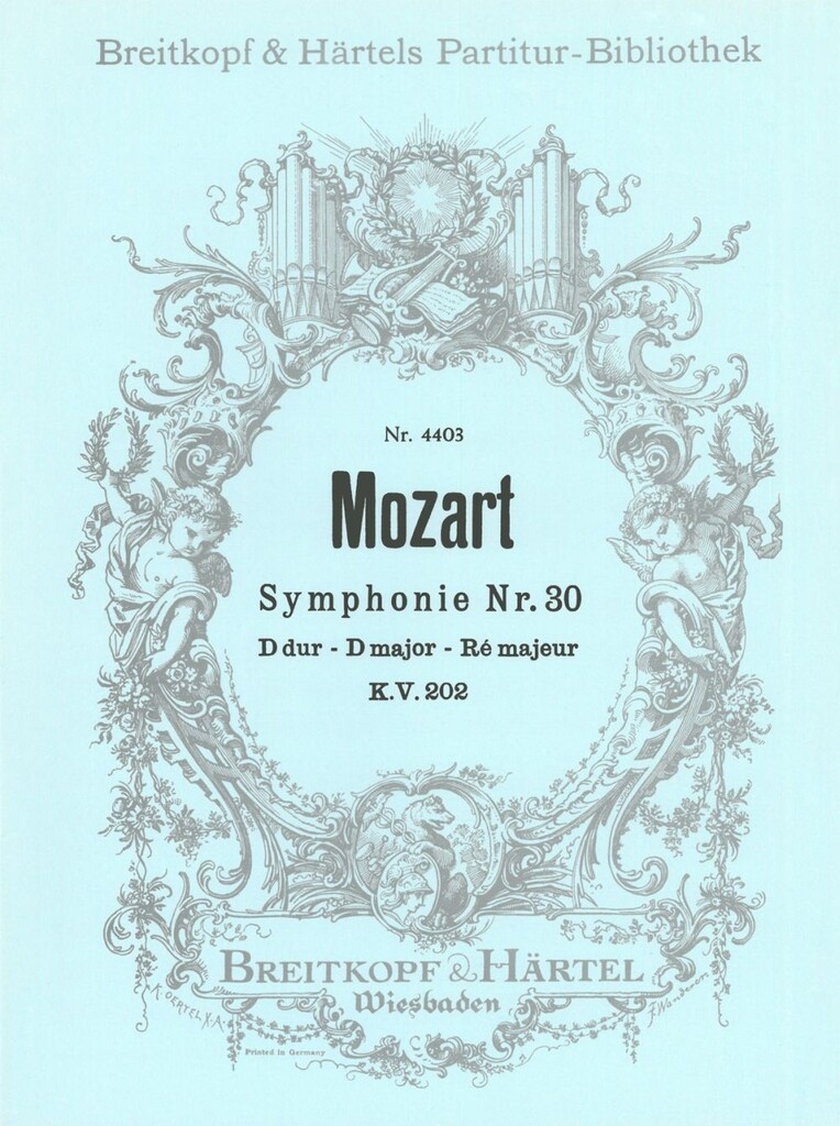 Symphonie Nr. 30 D-dur KV 202