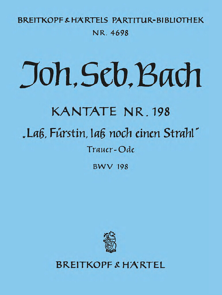 Lass, Fürstin, lass noch einen Strahl (PA)