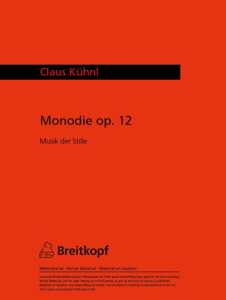 Monodie op. 12
