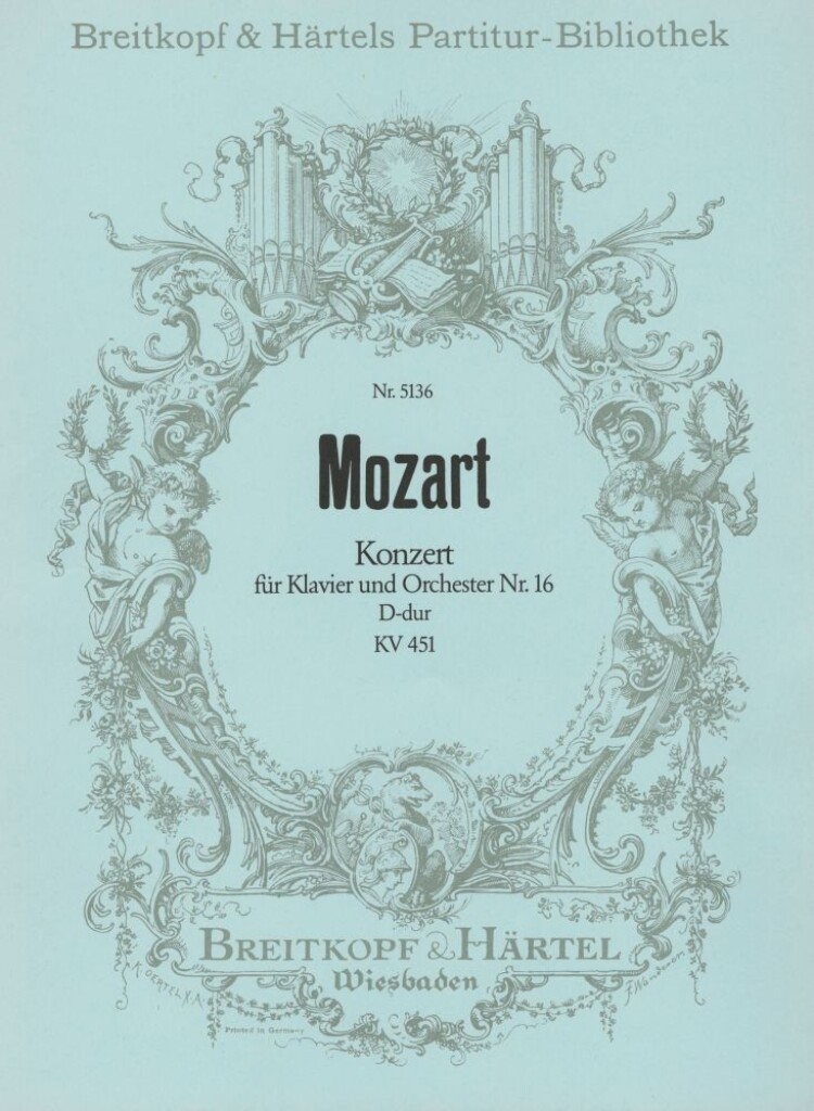 Klavierkonzert 16 D-dur KV 451