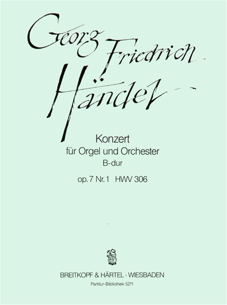 Orgelkonz. B-dur op.7/1 HWV306