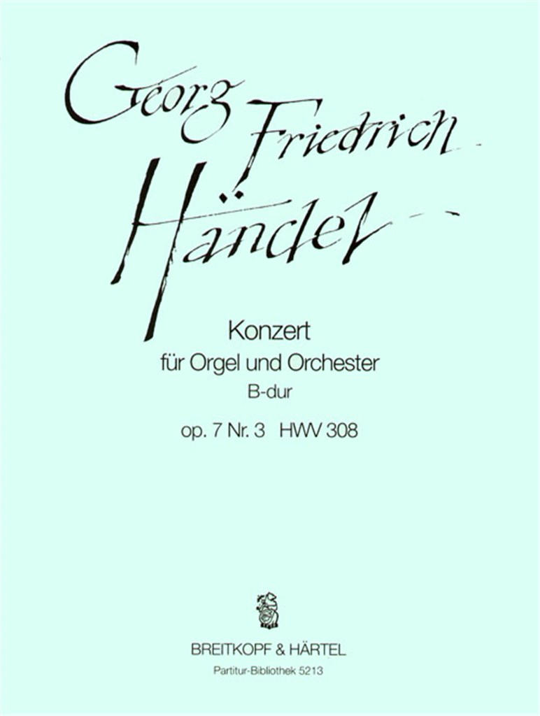 Orgelkonz. B-dur op.7/3 HWV308