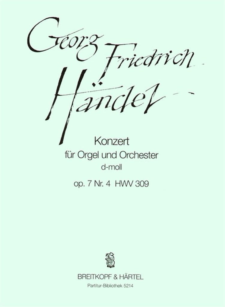 Orgelkonz.d-moll op.7/4 HWV309