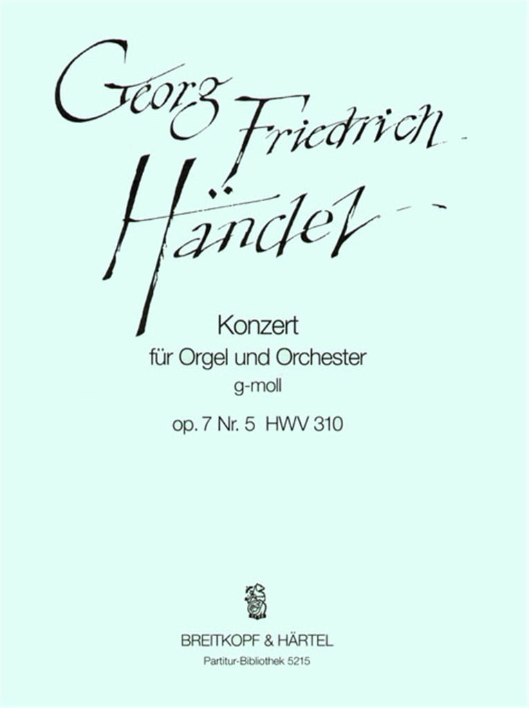 Orgelkonz.g-moll op.7/5 HWV310