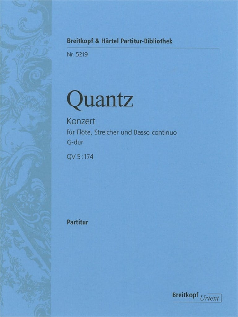 Flötenkonzert G-dur Qv 5:174