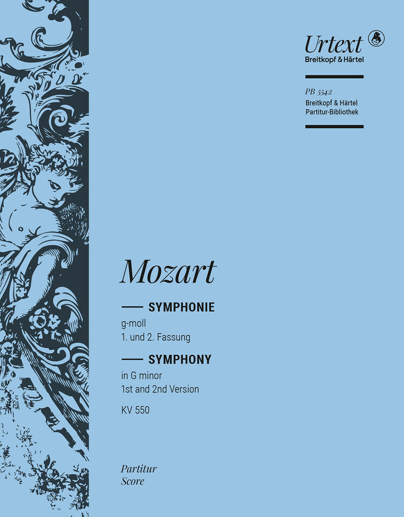 Symphonie g-moll KV 550, 1. und 2. Fassung