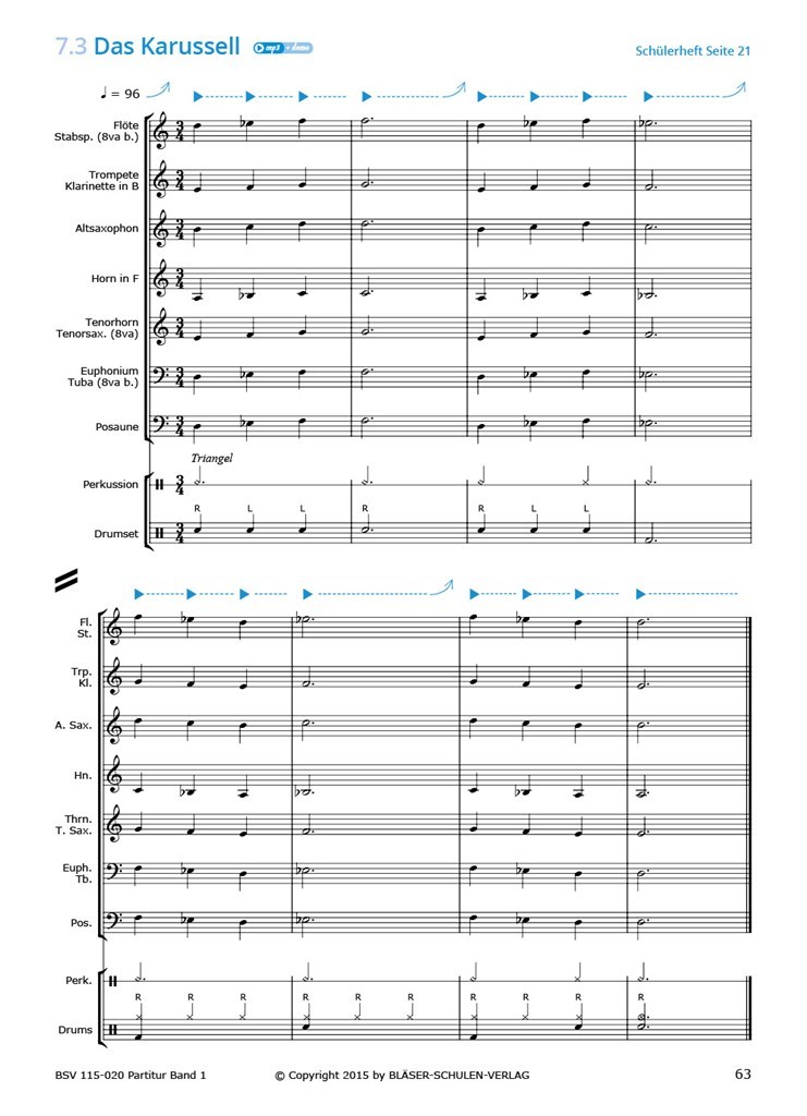 Gemeinsam Lernen & Spielen 1 Partitur